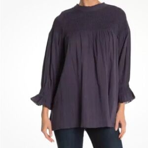Free People Obi Mila Smocked Tunic Large.